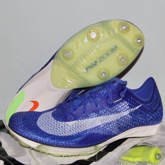 Nike Air Zoom Victory Track Spikes Racer Blue White Mens 9 - Picture 1 of 9